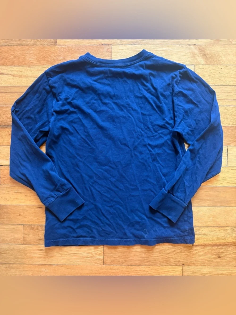 RALPH LAUREN‎ Polo Bear Skiing Long Sleeve Tee Shirt Navy Kids Medium
